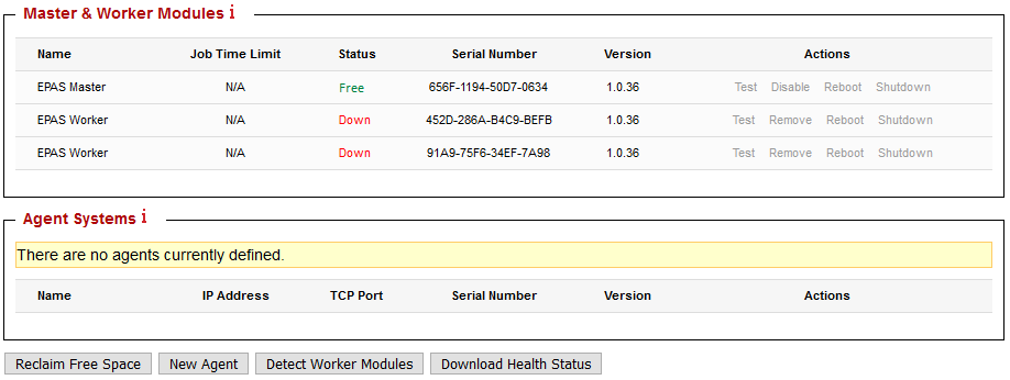 Detect Worker modules