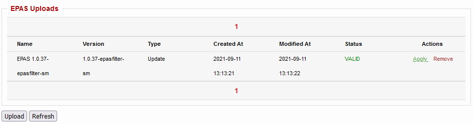 Update EPAS Installation